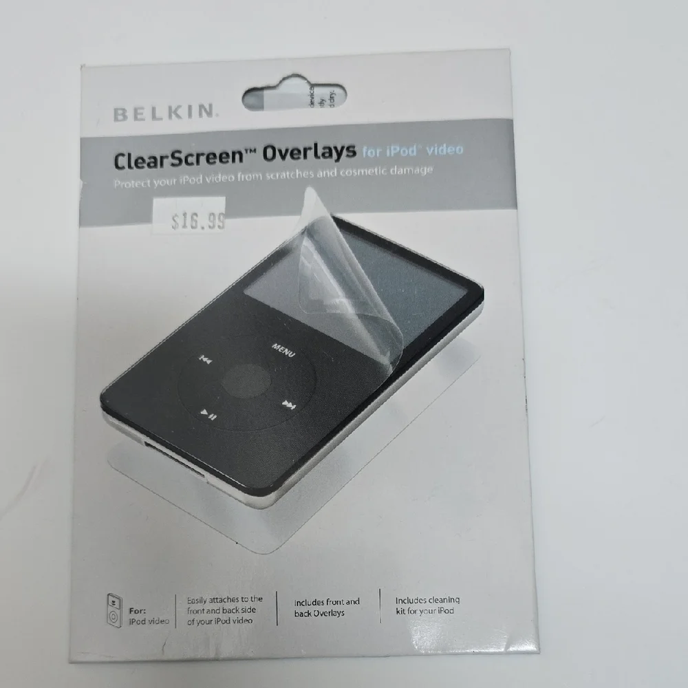 Belkin ClearScreen Overlays for iPod Video